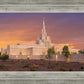 Phoenix Temple Sunset