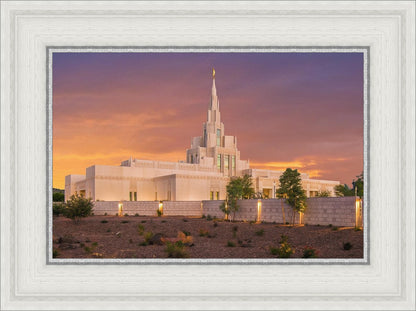 Phoenix Temple Sunset