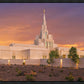 Phoenix Temple Sunset