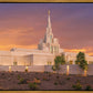 Phoenix Temple Sunset