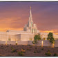 Phoenix Temple Sunset