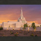 Phoenix Temple Sunset