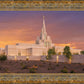 Phoenix Temple Sunset