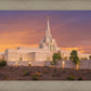 Phoenix Temple Sunset