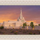 Phoenix Temple Sunset