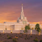Phoenix Temple Sunset