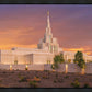 Phoenix Temple Sunset