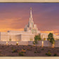 Phoenix Temple Sunset
