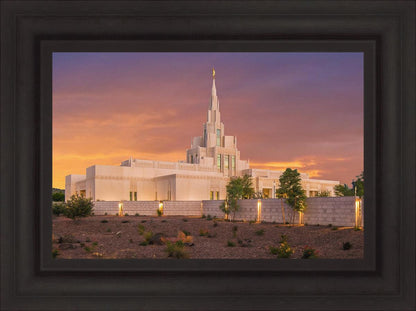 Phoenix Temple Sunset