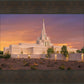 Phoenix Temple Sunset