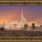 Phoenix Temple Sunset