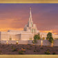 Phoenix Temple Sunset
