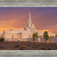 Phoenix Temple Sunset