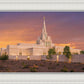 Phoenix Temple Sunset