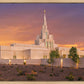 Phoenix Temple Sunset