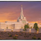 Phoenix Temple Sunset
