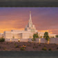 Phoenix Temple Sunset