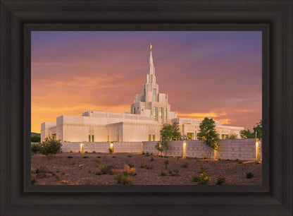 Phoenix Temple Sunset