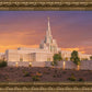 Phoenix Temple Sunset