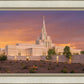 Phoenix Temple Sunset