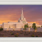 Phoenix Temple Sunset