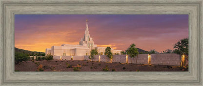 Phoenix Temple Sunset