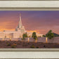 Phoenix Temple Sunset