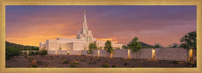 Phoenix Temple Sunset