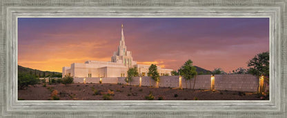 Phoenix Temple Sunset