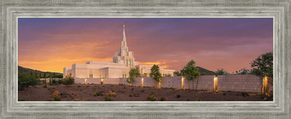Phoenix Temple Sunset