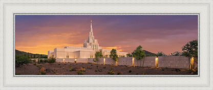 Phoenix Temple Sunset