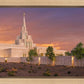 Phoenix Temple Sunset