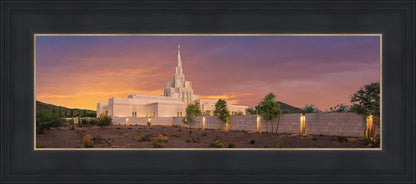 Phoenix Temple Sunset