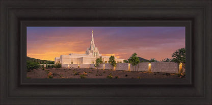 Phoenix Temple Sunset