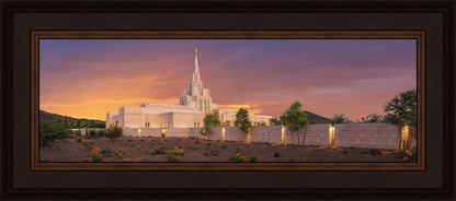 Phoenix Temple Sunset