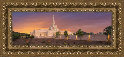 Phoenix Temple Sunset