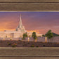 Phoenix Temple Sunset