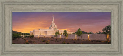 Phoenix Temple Sunset
