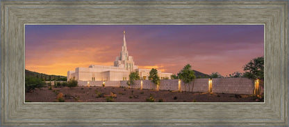 Phoenix Temple Sunset