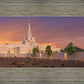 Phoenix Temple Sunset