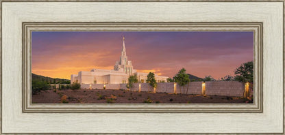 Phoenix Temple Sunset