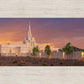 Phoenix Temple Sunset