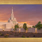 Phoenix Temple Sunset