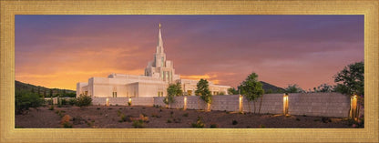 Phoenix Temple Sunset