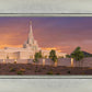 Phoenix Temple Sunset