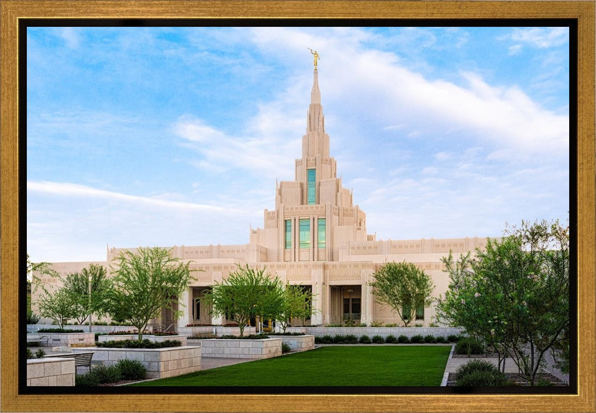 Phoenix Temple Windows of Heaven Gallery Wrap
