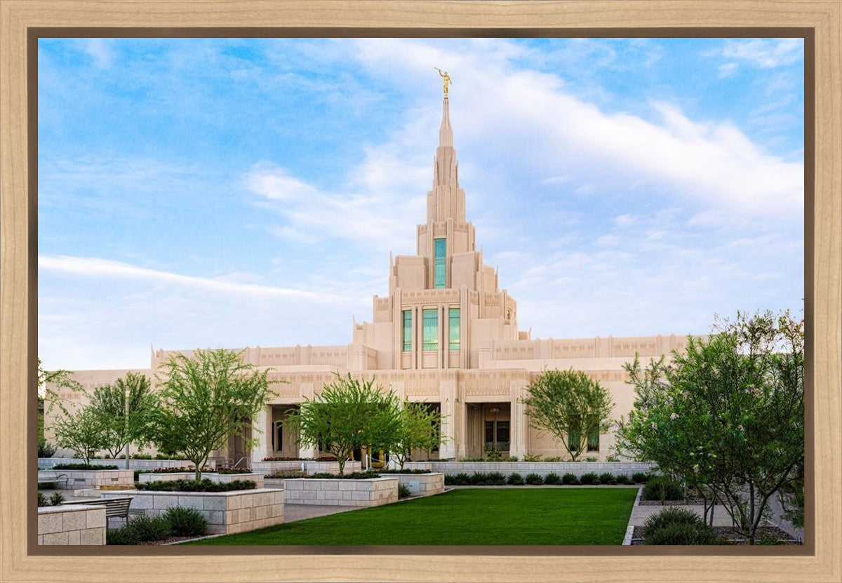 Phoenix Temple Windows of Heaven Gallery Wrap