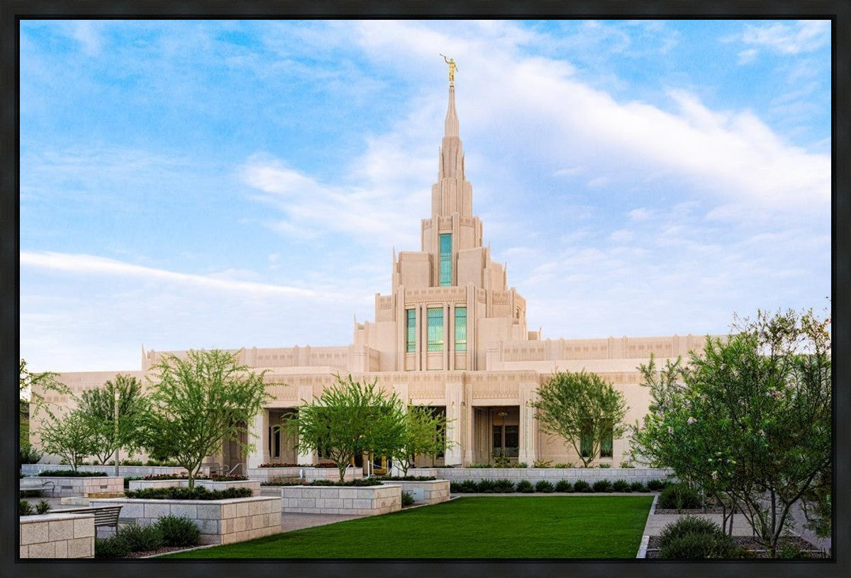 Phoenix Temple Windows of Heaven Gallery Wrap