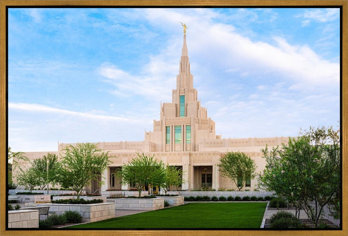 Phoenix Temple Windows of Heaven Gallery Wrap