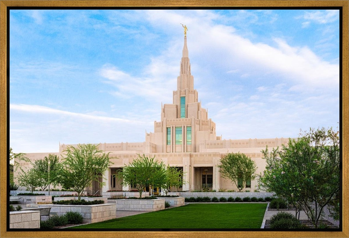 Phoenix Temple Windows of Heaven Gallery Wrap